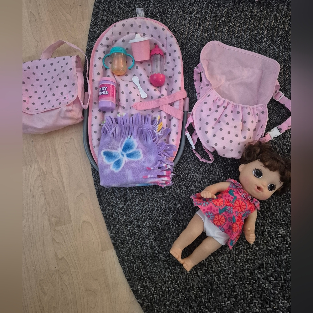 2017 Hasbro Baby Alive Potty Dance Doll Talking Brown Hair Interactive Tested